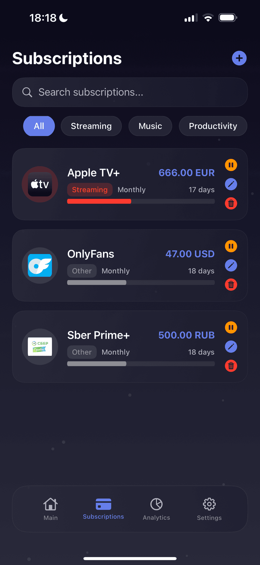App screenshot